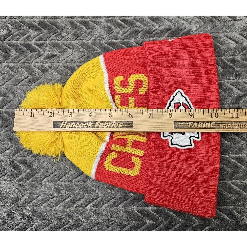 Authentic New Era‎ Kansas City Chiefs NFL Knit Beanie Cold Weather Hat Football